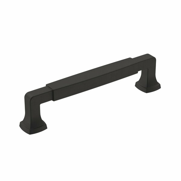 Amerock Stature 5-1/16 in 128 mm Center-to-Center Matte Black Cabinet Pull BP36888FB
